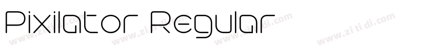 Pixilator Regular字体转换